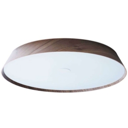 Φωτιστικό Οροφής - Πλαφονιέρα VK/04580/CE/DW/W/33 Φ33x8cm Dim Led 3130lm 28W 3000K Brown VKLed