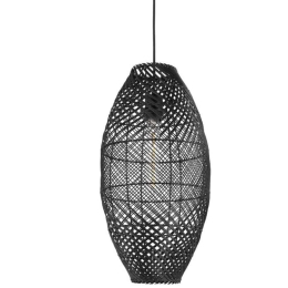 Φωτιστικό Οροφής VK/03323/PE/B/50 Φ26x187,5cm 1xE27 20W Black VKLed