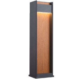 Φωτιστικό Δαπέδου Natu VK/02212/WD/W 14,2x11,2x50cm Led 209lm 7W 3000K Natural-Anthracite VKLed