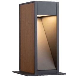 Φωτιστικό Δαπέδου Natu VK/02214/WD/W/30 15,7x15,7x30cm Led 156lm 7W 3000K Natural-Anthracite VKLed
