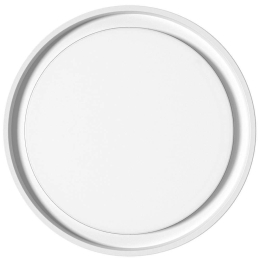 Φωτιστικό Οροφής - Πλαφονιέρα VK/02219/W/W Φ34x5cm Led 3089lm 26W 3000K White VKLed Αλουμίνιο