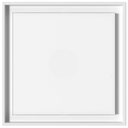 Φωτιστικό Οροφής - Πλαφονιέρα VK/02221/W/W 34x34x5cm Led 3075lm 26W 3000K White VKLed Αλουμίνιο