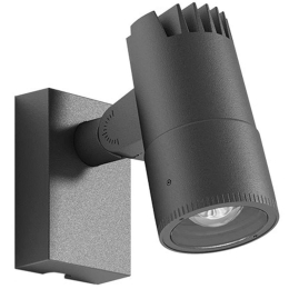 Φωτιστικό Τοίχου - Απλίκα VK/02224/AN/W Φ7x13,5x15cm Led 893lm 9W 3000K Anthracite VKLed