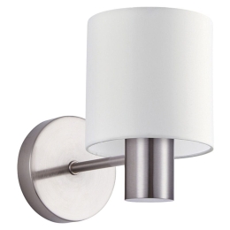 Φωτιστικό Τοίχου - Απλίκα Adept 77-8299 14x23x17cm 1xE27 60W Nickel-White Homelighting