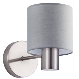 Φωτιστικό Τοίχου - Απλίκα Adept 77-8300 14x23x17cm 1xE27 60W Nickel-Grey Homelighting