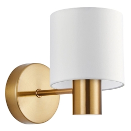 Φωτιστικό Τοίχου - Απλίκα Adept 77-8304 14x23x17cm 1xE27 60W Gold-White Homelighting