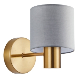 Φωτιστικό Τοίχου - Απλίκα Adept 77-8305 14x23x17cm 1xE27 60W Gold-Grey Homelighting