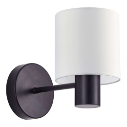 Φωτιστικό Τοίχου - Απλίκα Adept 77-8312 14x23x17cm 1xE27 60W Black-White Homelighting