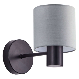 Φωτιστικό Τοίχου - Απλίκα Adept 77-8313 14x23x17cm 1xE27 60W Black-Grey Homelighting