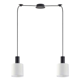 Φωτιστικό Οροφής Adept Tube 77-8508 70x15x300cm 2xE27 60W Black-White Homelighting