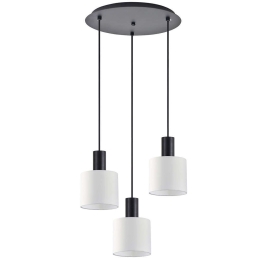 Φωτιστικό Οροφής Adept Tube 77-8509 35x35x300cm 3xE27 60W Black-White Homelighting