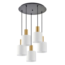 Φωτιστικό Οροφής Adept Tube 77-8601 40x40x300cm 5xE27 60W Multi-White Homelighting