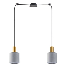 Φωτιστικό Οροφής Adept Tube 77-8606 70x15x300cm 2xE27 60W Multi-Grey Homelighting