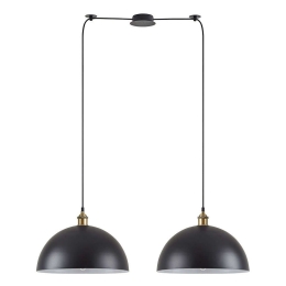 Φωτιστικό Οροφής Magnum 77-8698 100x40x300cm 2xE27 60W Black-Bronze Homelighting