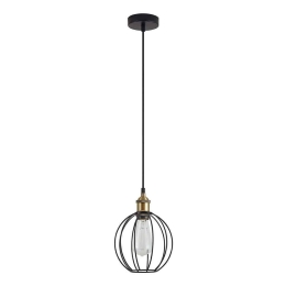 Φωτιστικό Οροφής Magnum 77-8710 20x20x300cm 1xE27 60W Black-Bronze Homelighting