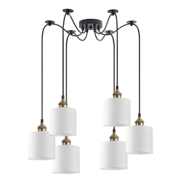 Φωτιστικό Οροφής Adept 77-8726 50x50x300cm 6xE27 60W Multi-White Homelighting