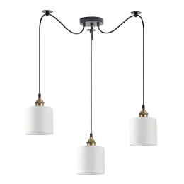 Φωτιστικό Οροφής Adept 77-8727 40x40x300cm 3xE27 60W Multi-White Homelighting