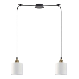 Φωτιστικό Οροφής Adept 77-8728 50x14x300cm 2xE27 60W Multi-White Homelighting