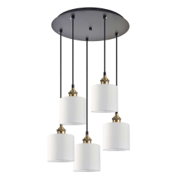 Φωτιστικό Οροφής Adept 77-8730 40x40x300cm 5xE27 60W Multi-White Homelighting