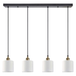 Φωτιστικό Οροφής - Ράγα Adept 77-8731 85x14x300cm 4xE27 60W Multi-White Homelighting