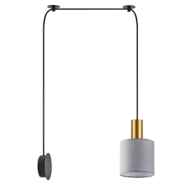 Φωτιστικό Τοίχου Adept Tube 77-8825 20x15x300cm 1xE27 60W Multi-Grey Homelighting