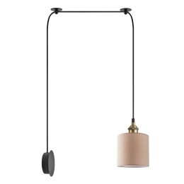 Φωτιστικό Τοίχου Adept 77-8893 50x14x300cm 1xE27 60W Multi-Brown Homelighting