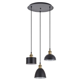 Φωτιστικό Οροφής Magnum Flex 77-8970 35x35x300cm 3xE27 60W Black-Bronze Homelighting