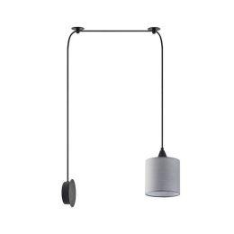 Φωτιστικό Οροφής 77-9008 30x30x300cm 1xE27 60W Grey Homelighting