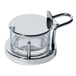 Δοχείο Αποθήκευσης 5071 200ml 11x10cm Inox Alessi Ατσάλι,Γυαλί