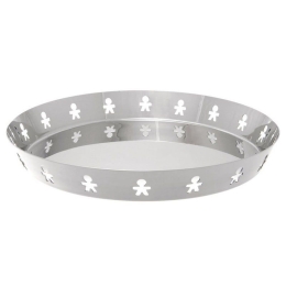 Δίσκος Σερβιρίσματος Mini Girotondo AKK78 Φ21x2,7cm Από Ανοξείδωτο Ατσάλι Silver Alessi Ανοξείδωτο Ατσάλι