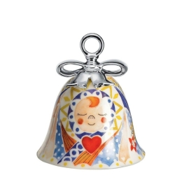 Χριστουγεννιάτικο Στολίδι Καμπάνα Jesus Holy Family MW40 1 7,2x8,5cm Multi Alessi