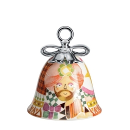 Χριστουγεννιάτικο Στολίδι Καμπάνα Caspar Holy Family MW40 8 7,2x8,5cm Multi Alessi