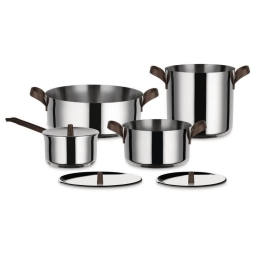 Μαγειρικά Σκεύη Edo (Σετ 7Τμχ) PU100S7 Inox Alessi Ανοξείδωτο Ατσάλι