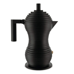 Καφετιέρα Espresso Pulcina MDL02/1 BB 70ml Black Alessi Αλουμίνιο