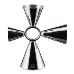 Δοσομετρητής 4 Θέσεων The Tending Box GIA28 14,4x12,2x5,5cm Inox Alessi Ανοξείδωτο Ατσάλι