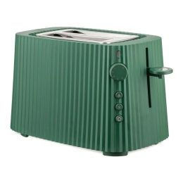 Φρυγανιέρα Plissé MDL08 GR 850W 34x18,5x25cm Green Alessi Πολυρεσίνη