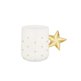 Κούπα Αστέρι Delight NZ01 370ml White-Gold Alessi