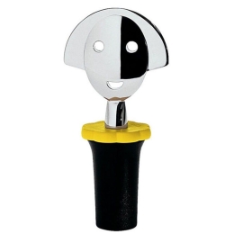Πώμα Μπουκαλιών Anna Stop 2 AAM06 B Black Alessi Πολυρεσίνη