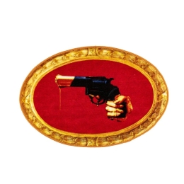 Χαλάκι Οβάλ Revolver 18188 60x90cm Multi Seletti 60Χ90 Recycled