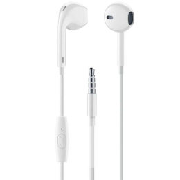 Ακουστικά Handsfree AUCAPSULEMSW Capsule White Cellular Line
