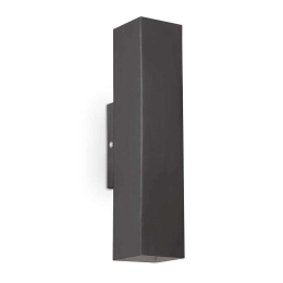Φωτιστικό Τοίχου-Απλίκα Sky 126890 6x30x8cm 2xGU10 28W Black Ideal Lux