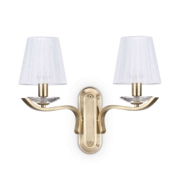 Φωτιστικό Τοίχου-Απλίκα Pegaso 197708 43x33,5x20,5cm 2xE14 40W Gold Ideal Lux