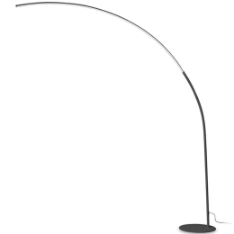 Φωτιστικό Δαπέδου Comet 304168 40x200x210cm Dim Led 2850lm 30W 3000K Black Ideal Lux