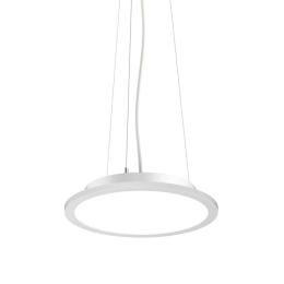 Φωτιστικό Οροφής Κρεμαστό Fly Slim 308029 90x124,7cm 65W 3000K 9400Lm White Ideal Lux