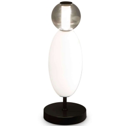 Φωτιστικό Επιτραπέζιο Lumiere 314204 Φ18x50cm Led 2050lm 18W 3000K White-Grey Ideal Lux