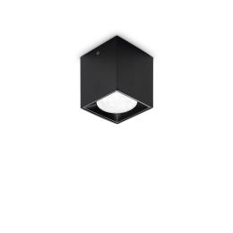 Φωτιστικό Οροφής - Spot Nitro Square 319803 D04 3000K 370lm 4,2x4,2x5,2cm Black Ideal Lux