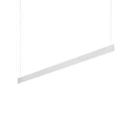 Φωτιστικό Οροφής - Ράγα Desk Wide 336206 3000K 4000lm 120x6x200cm White Ideal Lux