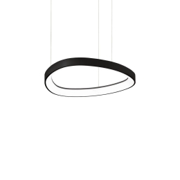 Φωτιστικό Οροφής Κρεμαστό Gemini 341538 D042 On-Off 2700K 4000lm Black Ideal Lux