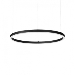 Φωτιστικό Οροφής Κρεμαστό Oracle Slim Round 342108 D090 2700K 5150lm On-Off Black Ideal Lux
