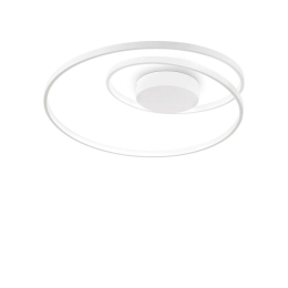 Φωτιστικό Οροφής - Πλαφονιέρα Oz 342313 On-Off 4000K 5500lm 60x18cm White Ideal Lux